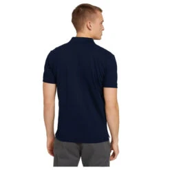 Tom Tailor Herren Piqué Poloshirt Contrast Sky Captain Blue -Modebekleidungs Geschäft tom tailor pique poloshirt sky captain blue 10668 model hinten
