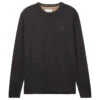 Tom Tailor Herren Pullover Basic Crewneck Black Grey Melange Compact Cotton