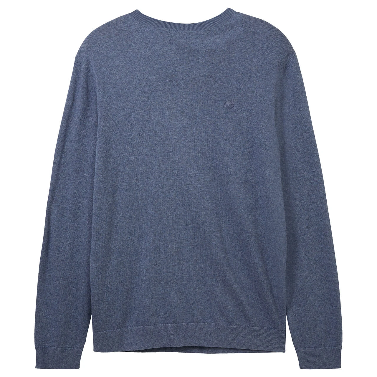 Tom Tailor Herren Pullover Basic V-neck Vintage Indigo Blue Compact Cotton 2 Tom Tailor Herren Pullover Basic V-neck Vintage Indigo Blue Compact Cotton – Bild 2