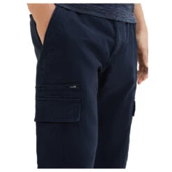 Tom Tailor Cargo Baumwollhose Sky Captain Blue -Modebekleidungs Geschäft tom tailor regular cargo blau 10668 detail vorn