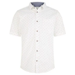 Tom Tailor 1/2 Arm Hemd White With Print