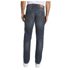 Tom Tailor Marvin Jeans Middle Dark Blue Used -Modebekleidungs Geschäft tomtailor marvin jeans middledarkblueused hinten1