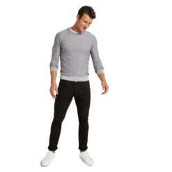 Tom Tailor Troy Jeans Black Denim -Modebekleidungs Geschäft tomtailor troy jeans blackdenim vorn2