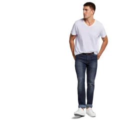 Tom Tailor Herren T-Shirts Clear White -Modebekleidungs Geschäft tomtailor tshirt double pack v neck weiss 20000 ganz