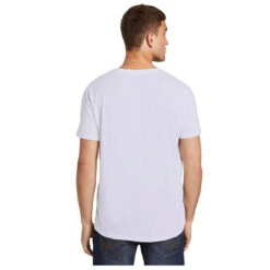 Tom Tailor Herren T-Shirts Clear White -Modebekleidungs Geschäft tomtailor tshirt double pack v neck weiss 20000 hinten