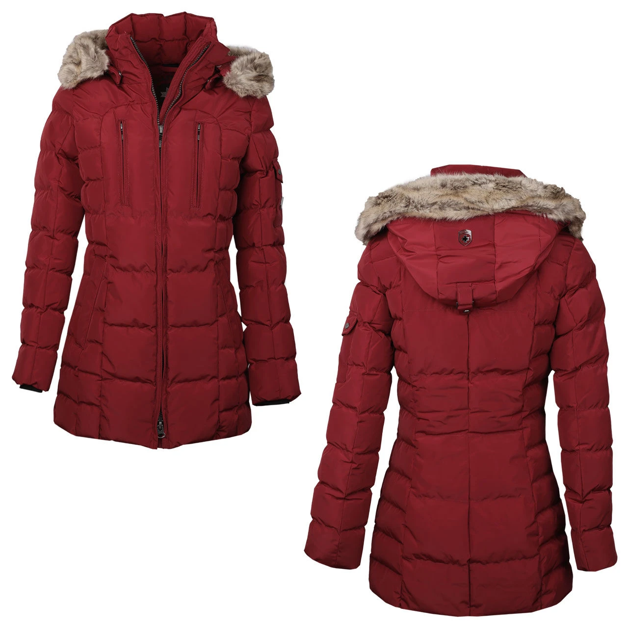 Wellensteyn Hollywood Damen Jacke Darkred 3 Wellensteyn Hollywood Damen Jacke Darkred – Bild 3