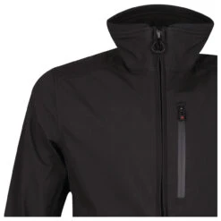 Wellensteyn Alpinus Herren Softshell Jacke Black -Modebekleidungs Geschäft wellensteyn alpinus alus jacke black 268 detail vorne