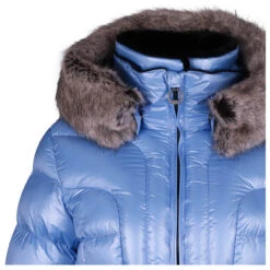 Wellensteyn Astoria Short Damen Jacke Skyblue -Modebekleidungs Geschäft wellensteyn astoria short asts jacke skyblue 1001 detail vorne