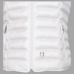 Wellensteyn Italy Vest Hood Damen Weste Pearl -Modebekleidungs Geschäft wellensteyn italy vest hood itavh weste perlmutt 1001 detail