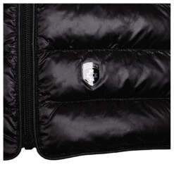 Wellensteyn Italy Vest Hood Damen Weste Black -Modebekleidungs Geschäft wellensteyn italy vest hood weste black 1001 detail