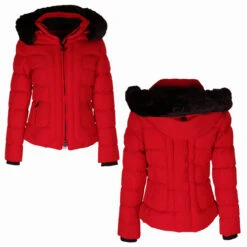 Wellensteyn Belvedere/Belvitesse Short Damen Jacke Red -Modebekleidungs Geschäft wellensteyn jacke belvedere red bvds 44 combi