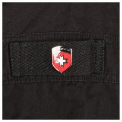 Wellensteyn Colonel Herren Jacke Cotton Black -Modebekleidungs Geschäft wellensteyn jacke colonel cone 888 schwarz detail seite