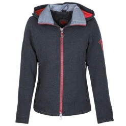 Wellensteyn Florida Lady Damen Jacke Dark Greymelange/red