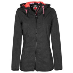 Wellensteyn Yoga Damen Softshell Jacke Blackmelange