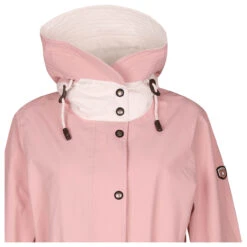 Wellensteyn Sommerparka Damen Jacke Antiquepink/cocos -Modebekleidungs Geschäft wellensteyn sommerparka somp jacke antiquepink cocos 994 detail schulter