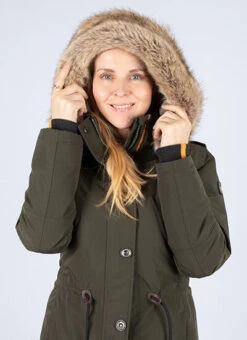 Wellensteyn Wolkenlos Damen Jacke Darkarmy -Modebekleidungs Geschäft wellensteyn wolkenlos damen jacke darkarmy